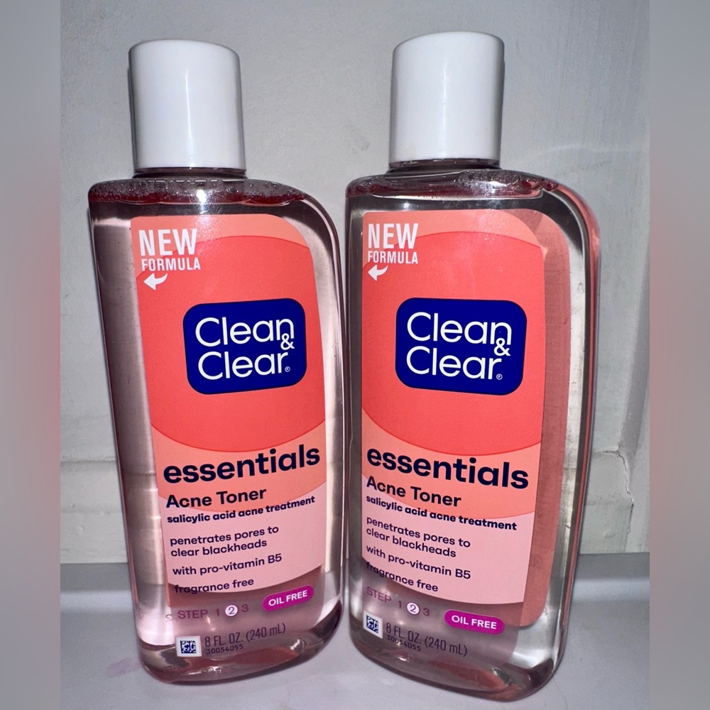 2 Pack - NEW - Clean & Clear Essentials Acne Toner